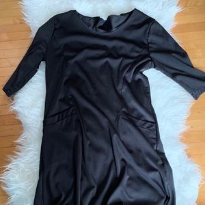 Mid Length Black Dress